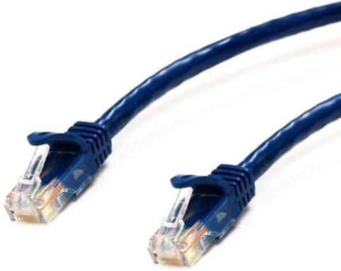 Bytecc C6EB-1B Cat 6 Enhanced 550MHz Patch Cable, 1 ft, TIA/EIA 568B.2, UTP Unshielded Twisted Pair, PVC Jacket, 24 AWG 4 Pairs, Supports Gigabits 10/100/1000, Blue Color, UPC 837281101146 (C6EB 1B C6EB1B C6EB 1B C6 EB C6EB C6-EB)