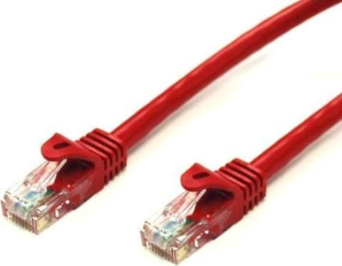 Bytecc C6EB-1R Cat 6 Enhanced 550MHz Patch Cable, 1 ft, TIA/EIA 568B.2, UTP Unshielded Twisted Pair, PVC Jacket, 24 AWG 4 Pairs, Supports Gigabits 10/100/1000, Red Color, UPC 837281101191 (C6EB 1R C6EB1R C6EB 1R C6 EB C6EB C6-EB)