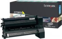 Lexmark C7720MX Yellow Extra High Yield Return Program Print Cartridge, Works with Lexmark C772dn C772dtn C772n and X772e Printers, Up to 15000 pages @ approximately 5% coverage, New Genuine Original OEM Lexmark Brand, UPC 734646256223 (C7720-YX C7720Y C7720 C772-0YX) 