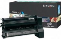 Lexmark C780A1CG Cyan Return Program Print Cartridge, Works with Lexmark C780dn C780dtn C780n C782dn C782dtn C782n and X782e Printers, Up to 6000 standard pages in accordance with ISO/IEC 19798, New Genuine Original OEM Lexmark Brand, UPC 734646018241 (C780-A1CG C780 A1CG C780A1C C780A1 C780A) 