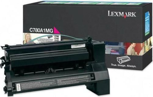 Lexmark C780A1MG Magenta Return Program Print Cartridge, Works with Lexmark C780dn C780dtn C780n C782dn C782dtn C782n and X782e Printers, Up to 6000 standard pages in accordance with ISO/IEC 19798, New Genuine Original OEM Lexmark Brand, UPC 734646018234 (C780-A1MG C780 A1MG C780A1M C780A1 C780A)