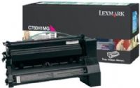 Lexmark C780H1MG Magenta High Yield Return Program Print Cartridge, Works with Lexmark C780dn C780dtn C780dtn C780n C780n C782dn C782dn C782dtn C782dtn C782n C782n X782e and X782e Printers, Up to 10000 standard pages in accordance with ISO/IEC 19798, New Genuine Original OEM Lexmark Brand, UPC 734646018364 (C780-H1MG C780 H1MG C780H1M C780H1) 