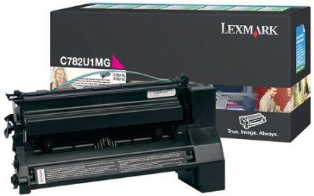 Lexmark C782U1MG Magenta Extra High Yield Return Program Print Cartridge, Works with Lexmark X782e XL, C782n XL, C782dn XL and C782dtn XL Printers, Up to 16500 standard pages in accordance with ISO/IEC 19798, New Genuine Original OEM Lexmark Brand, UPC 734646149518 (C782-U1MG C782 U1MG C782U1M C782U1 C782U)