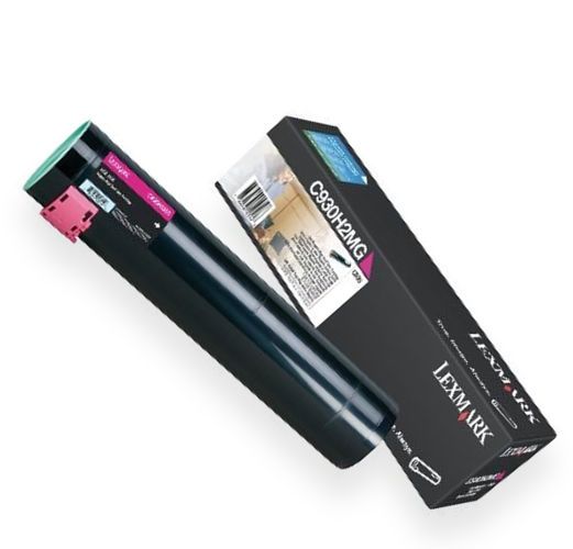 Lexmark C930H2MG Magenta High Yield Toner Cartridge For use with Lexmark C935dtn, C935dn, C935hdn and C935dttn Printers, Average Yield Up to 24000 standard pages in accordance with ISO/IEC 19798, Lexmark Cartridge Collection Program, New Genuine Original Lexmark OEM Brand, UPC 734646299794 (C930-H2MG C930H-2MG C930H2M C930H2)
