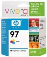 HP Hewlett Packard C9363WN HP 97 Tri-color Inkjet Print Cartridge, New Genuine Original OEM HP, With Vivera Ink for HP Deskjet 6540 and 5740 printers (C-9363WN C 9363WN C9363W C9363 97 #97 C9363WN#140 C9363WN140)