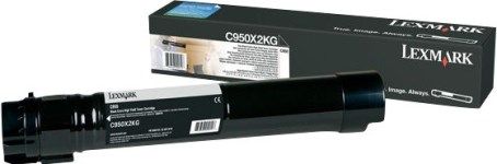 Lexmark C950X2KG Black Extra High Yield Toner Cartridge For use with Lexmark C950de Printer, Up to 32000 standard pages in accordance with ISO/IEC 19798, New Genuine Original Lexmark OEM Brand, UPC 734646227681 (C950-X2KG C950X-2KG C950X2K C950X2)