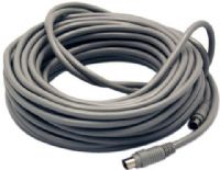 Clover CA060 Six-pin mini-DIN 60-foot Extension Cable, Utilizes six-pin mini-DIN connectors, Double-sided male connectors, For use with Clover's DQ-200 and DQ-205 surveillance cameras, 2 male 6-pin mini-DIN connectors Connectors, 60-feet long, black in color (CA 060 CA 060)  