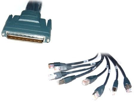Bytecc CAB-OCTAL-3M CISCO Router Cable, 10' Length, HPDB68M/RJ45 x 8, UPC 837281107568 (CABOCTAL3M CABOCTAL-3M CAB-OCTAL3M CAB-OCTAL)