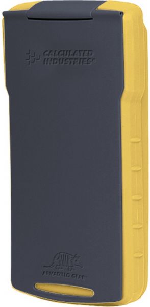 Calculated Industries 5032-5 Armadillo Gear Hard Case, Yellow and Gray; Protect your Calculator with this durable case; Rubber base and hard plastic cover will ensure your Calculator is safe and secure; For use With: 4050, 4056, 4067, 4088, 4225, 4400, 5070, 8025 and 8030 Calculators (CALCULATED50321 CALCULATED-50321 CALCULATED 50321)