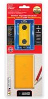 Calculated Industries 8120 Plug Mark Magnetic Drywall Cutout Tool for Existing Outlets, Specifically designed for locating existing outlets in rehab and remodel projects, Will help you accurately locate and cut electrical outlet access holes in drywall, paneling and many other materials with no measuring required, UPC 098584001773 (CALCULATED8120 CALCULATED-8120 CALCULATED 8120) 