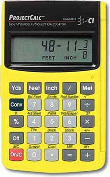 Calculated Industries 8515 ProjectCalc Calculator, LCD Display, 11 digits: 7 normal, 4 fractions (CALC8515, PROJECTCALC, CALCULATED8515)