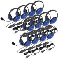 Califone 2800BLUSB-12L Listening First Stereo Headset with USB Plug (12-Pack), Blue; Adjustable headband for personalized fit; Smaller overall headband to fit younger children; Rugged ABS plastic construction for classroom safety; Permanently attached 5.5' straight cord with reinforced "strain" relief connection resists accidental pull out; UPC 610356832295 (CALIFONE2800BLUSB12L 2800BLUSB12L 2800BLUSB 12L 2800BL-USB-12L) 