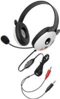 Califone 2810PA-AV Listening First Stereo Headset with Dual 3.5mm Plug, Panda Motif; Adjustable headband for personalized fit; Smaller overall headband to fit younger children; Rugged ABS plastic construction for classroom safety; Volume control for individual preferences; Flexible electret microphone; UPC 610356831960 (CALIFONE2810PAAV 2810PAAV 2810PA AV 2810-PA-AV) 