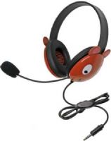Califone 2810-TBE Listening First Stereo Headset with 3.5mm To Go Plug, Bear Motif; Adjustable headband for personalized fit; Smaller overall headband to fit younger children; Rugged ABS plastic construction for classroom safety; Volume control for individual preferences; To Go plug connects with iOS & Android-based mobile devices; UPC 610356832158 (CALIFONE2810TBE 2810TBE 2810 TBE) 