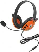 Califone 2810-TTI Listening First Stereo Headset with 3.5mm To Go Plug, Tiger Motif; Adjustable headband for personalized fit; Smaller overall headband to fit younger children; Rugged ABS plastic construction for classroom safety; Volume control for individual preferences; To Go plug connects with iOS & Android-based mobile devices; UPC 610356832141 (CALIFONE2810TTI 2810TTI 2810 TTI) 