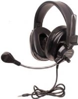 Califone 3066BKT Deluxe Stereo Headset with To Go Plug, Black, Impedance 25 Ohms +/- 15 Ohms, Frequency Response 20-20000 Hz, Sensitivity 107dB SPL +/- 3dB at 1kHz, 40mm Mylar Diaphragm, Rugged ABS plastic headstrap with recessed wiring resists prying fingers for classroom safety with “Comfort Sling” for user comfort; UPC 610356833315 (CALIFONE3066BKT 3066-BKT 3066 BKT) 