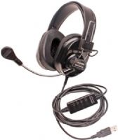 Califone 3066USB-BK Deluxe Multimedia Stereo Headset, Black, Impedance 25 Ohms +/- 15 Ohms, Frequency Response 20-20000 Hz, Sensitivity 107dB SPL +/- 3dB at 1kHz, 40mm Mylar Diaphragm, Recessed wiring resists prying fingers, with rugged ABS plastic headstrap and earcups to hold up to sustained use, UPC 610356833384 (CALIFONE3066USBBK 3066USBBK 3066USB BK 3066-USB-BK) 