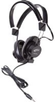 Califone 61044S-BK Classroom 610 Binaural Headphones, Black, Impedance 64 Ohms, Response Bandwidth 50-12000 Hz, Sensitivity 65 dB, Stereo Sound Output Mode, Steel-reinforced dual headstraps are fully adjustable to comfortably fit younger students and adults, Rugged headstraps with recessed wiring for safety, UPC 610356833391 (CALIFONE61044SBK 61044SBK 61044S BK) 