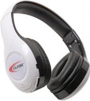 Califone 901 Wireless Headphone, White/Black, Recessed wiring for student safety, Adjustable headband, Over ear cushions reduce external ambient noise, Foldable, Micro SD card slot, 3.5mm to connect additional wired listener, Push buttons for menu, switch audio sources, Wireless transmitter plugs into any audio source with 3.5mm plug connection, UPC 610356832967 (CALIFONE901 CALIFONE-901) 