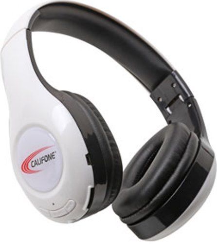 Califone 901 Wireless Headphone, White/Black, Recessed wiring for student safety, Adjustable headband, Over ear cushions reduce external ambient noise, Foldable, Micro SD card slot, 3.5mm to connect additional wired listener, Push buttons for menu, switch audio sources, Wireless transmitter plugs into any audio source with 3.5mm plug connection, UPC 610356832967 (CALIFONE901 CALIFONE-901)