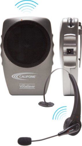 Califone PA283 Bluetooth VoiceSaver PA, 3 Watts RMS Power Output, Distortion Less than 5%, Frequency Response 350-8000 Hz, 2.5