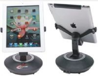 Califone PA-MBIOS iPad & iPhone Docking Station with Built-in Speakers, 2.5W X 2 Output Power, Frequency Response 100Hz ~ 20KHz, 30-pin interface connects, Two 22" full-range drivers for room-filling sound, Stand raises and lowers with up, 3.5mm aux-in for playing audio from other sources, UPC 610356832578 (CALIFONEPAMBIOS PAMBIOS PA MBIOS PAM-BIOS) 