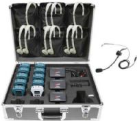 Califone WS-TG10 Ten-Person Tour Group System, Includes One WS-T transmitter, Ten WS-R receiver, One HBM319 headband mic, Ten 3060AV headphones, Three WS-CH 4-piece beltpack rechargers, One WS-CHP Power Adapter for 4-piece WS-CH ans One WS-CS12 Case, UPC 610356810002 (CALIFONEWSTG10 WSTG10 WS TG10 WST-G10 WSTG-10) 