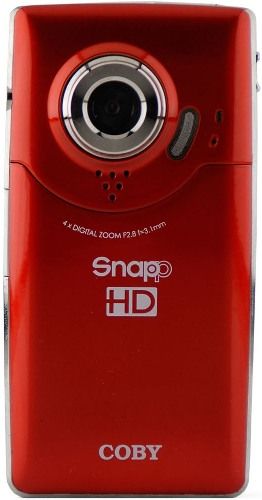 Coby CAM5002S-RED SNAPP HD Digital Camcorder, Red, Full-color 2.0 LCD electronic viewfinder, Records video in 720p HD resolution, Video Resolution HD (1280x720) @ 30 fps/VGA (640x480) @ 30 fps, View recorded videos and photos on a TV (HDMI or composite video supported), 5.0MP Photo Resolution, 4x Digital Zoom, UPC 716829650271 (CAM5002SRED CAM5002S CAM-5002S-RED CAM 5002S-RED)