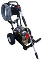 Cam Spray 15003XS Portable Electric Powered 3 gpm, 1500 psi Cold Water Pressure Washer; Powerful 3 HP Fan Cooled Electric Motor; Can be used indoors or outdoors, no exhaust fumes; Uses 230 volts, 1 phase power on a 20 amp circuit; 35 ft power cord with GFCI for your protection; Triplex Plunger Pump; Commercial quality and durability, can be rebuilt; Ceramic pistons run cooler, last longer; UPC: 095879300801 (CAMSPRAY15003XS SPRAY 15003XS COMERCIAL ELECTRIC 3GPM 1500PSI) 