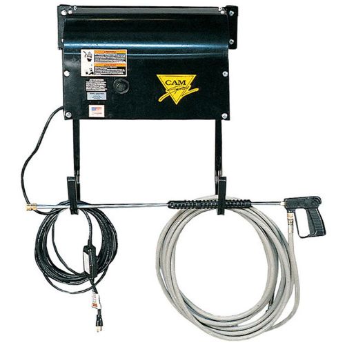 Cam Spray 1500WM Deluxe Wall Mount Electric Powered 3 gpm, 1500 psi Cold Water Pressure Washer; Wall Mounted 230V-1 Electric Pressure Washer; Ideal for indoor repetitive cleaning- kennels, kitchens, etc; Durable and secure installation; 3 HP Totally Enclosed Electric Motor; Can be used indoors or outdoors, no exhaust fumes; UPC: 095879300184 (CAMSPRAY1500WM CAM SPRAY 1500WM ECONOMY ELECTRIC 3GPM 1500PSI) 