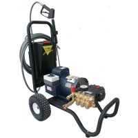 Cam Spray 2000XAR Portable Electric Powered 4 gpm, 2000 psi Cold Water Pressure Washer; 5 HP Continuous Duty 230 Volt 1-Phase Electric Motor; Totally enclosed and fan cooled for indoor and outdoor use; 35 foot power cord with GFCI, requires 26 amp circuit; Udor Triplex Plunger Pump With Stainless Steel Valves; Ceramic plungers run cooler and last longer, can be rebuilt; UPC: 095879300092 (CAMSPRAY2000XAR SPRAY 2000XAR PORTABLE ELECTRIC 4GPM 2000PSI) 