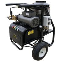 Cam Spray 2725SHDE Portable Diesel Fired Electric Powered 2.5 gpm, 2700 psi Hot Water Pressure Washer; Cam Spray SH Hot Water Series For Tough Cleaning Jobs; Offers efficiency, dependability and serviceability; Achieves 140 degrees fahrenheit rise in water temperature to get the job done right; Great for industrial/commercial jobs where you need to clean nasty grime, oil and dirt; UPC: 095879307879 (CAMSPRAY2725SHDE CAM SPRAY 2725SHDE PORTABLE DIESEL) 