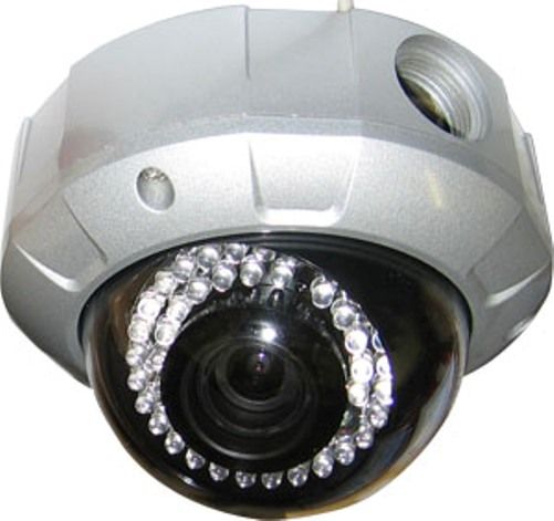 NetzEye CAMUPVDIR48 Infra Vandal Dome Camera, 1/3 Sony Super HAD color CCD sensor, Day & Night sensitivity increased during night time, Razor Sharp High Resolution 480 (H) TV Line (Color)/580 (H) TV Line (B/W), 0.4 Lux at F1.2 (Color)/0 Lux (IR On) (CAM-UPVDIR48 CAMUPVDIR-48) 