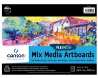 Canson C400061731 Plein Air 9" x 12" Mixed Media Art Board Pad (Glue Bound); Each pad has a fold over heavyweight cover and contains 10 rigid art boards, that are laminated to high quality Canson mixed media art; Dimensions 9" x 12"; Weight 1.98 lb; EAN 3148950105189 (CANSONC400061731 CANSON-C400061731 PLEIN-AIR-C400061731 PAINTING) 