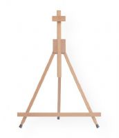Cappelletto CCT4 Folding Tabletop Easel; Lightweight, foldable tabletop easel can hold canvases up to 20 in; Height is adjustable; Made of oiled, stain-resistant, seasoned beechwood; Set-up dimensions: 16 x 12.5 x 16/27 in; 21 oz; Made in Italy; Shipping Weight 1.31 lb; Shipping Dimensions 3.00 x 2.62 x 21.62 in; EAN 8032679711705 (CAPPELLETTOCCT4 CAPPELLETTO-CCT4 EASEL PAINTING) 