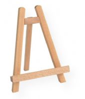 Cappelletto CML15 Mini Tabletop Display Easel; A simple, high quality, miniature display easel; Perfect for displaying smaller pieces of art; Made of oiled, stain-resistant, seasoned beechwood; Set-up dimensions: 7.5 x 7.5 x 10.5 in; Holds canvases up to 14 in; 16 oz; Made in Italy; Shipping Weight 0.56 lb; Shipping Dimensions 8.3 x 2.6 x 11.00 in; EAN 8032679711804 (CAPPELLETTOCML15 CAPPELLETTO-CML15 -CML15 EASEL PAINTING) 