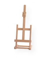 Cappelletto MS-14 Mini H-Frame Tabletop Easel; Small yet sturdy; This miniature H-frame easel can hold canvases up to 12"; Perfect for displaying smaller pieces of art; Adjustable to hold canvases securely; Made of oiled, stain-resistant, seasoned beechwood; Set-up dimensions: 6 x 5.5 x 16.5 inches; 16 oz; Made in Italy; Shipping Weight 1.00 lb; Shipping Dimensions 6.75 x 2.62 x 16.88 inches; EAN 8032679711811 (CAPPELLETTOMS14 CAPPELLETTO-MS-14 PAINTING) 