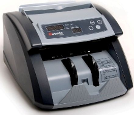 Cassida B-5520-U Series 5520, UV Bill Counter with VoluCount, UV Counterfeit Detection; Batching capability; Half note detection; UV detection; Counting and adding mode; Ergonomic design; Convenient control panel; Error and counterfeit alarm; Auto start; Self diagnostic system; Infrared sensors; Include remote customer display; Dimensions: 11.5