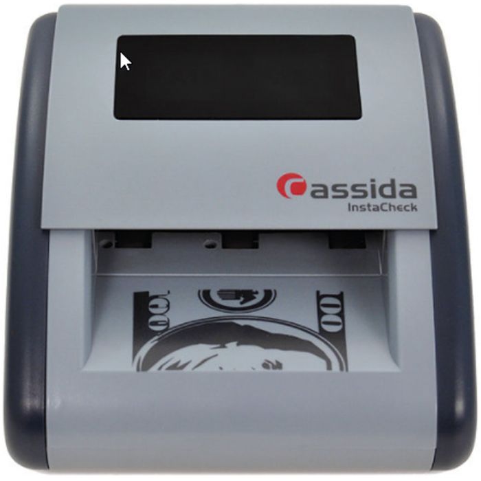 Cassida D-IC Instacheck, Automatic Counterfeit Detector with Infrared Technology; Confirm if a bill is authentic in less than a second; The Instacheck's advanced counterfeit detection technology provides a much higher level of security than any simple UV light or pen; UPC: 857287002674 (CASSIDADIC CASSIDA D-IC INSTACHECK AUTOMATIC DETECTOR INFRARED COUNTERFEIT)