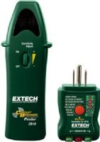 Extech CB10 AC Circuit Breaker Finder/Receptacle Tester, Quickly locate 110V to 125VAC Circuit Breakers and Fuses, Variable Sensitivity adjustment to pinpoint correct circuit breaker, Bright Red and Green LED’s indicates if receptacle is correctly wired or six fault conditions, UPC 793950400104 (CB-10 CB 10) 