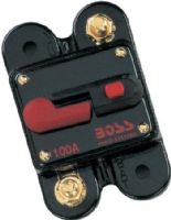 Boss Audio CB100 High Power 100 Amp Circuit Breaker, Boot/Bonnet mount circuit breaker, Push button which can be used as a kill switch (CB-100 CB 100) 