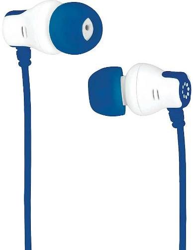 Memorex CB-25DBL In-Ear Stereo EarBuds, Dark Blue; Frequency Response 2020000 Hz; Sensitivity at 1 KHz 104 +/- 3 dB; Input Impedance 16 ohms +/- 10%; Superior sound without the bulk of larger earphones/headphones; Small, medium, and large sets of silicone tips to ensure a snug, no-slip fit; Trend-right color matches your style and fits today's fashion; UPC 034707991538 (CB25DBL CB 25LBL CB-25-DBL CB-25)