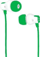 Memorex CB-25GN In-Ear Stereo EarBuds, Green; Frequency Response 20–20000 Hz; Sensitivity at 1 KHz 104 +/- 3 dB; Input Impedance 16 ohms +/- 10%; Superior sound without the bulk of larger earphones/head­phones; Small, medium, and large sets of silicone tips to ensure a snug, no-slip fit; Trend-right color matches your style and fits today's fashion; UPC 034707981539 (CB25GN CB 25GN CB-25-GN CB-25) 