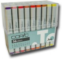 Copic CB36 Original, Set Market; The original line of high quality illustrating tools used for decades by professionals around the world; Photocopy safe and guaranteed color consistency; Compatible with the Copic airbrush system; Markers are refillable and have a variety of nib options; UPC 4511338002216 (COPICCB36 COPIC CB36 CB 36 COPIC-CB36 CB-36) 