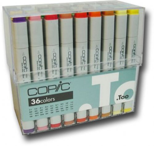 Copic CB36 Original, Set Market; The original line of high quality illustrating tools used for decades by professionals around the world; Photocopy safe and guaranteed color consistency; Compatible with the Copic airbrush system; Markers are refillable and have a variety of nib options; UPC 4511338002216 (COPICCB36 COPIC CB36 CB 36 COPIC-CB36 CB-36)