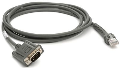 Motorola Symbol CBA-R08-S07ZAR RS232 Cable For use with LS1203 LS2208 And LS4208 Scanners, 7-foot straight 5V direct power RS232 cable connects to a Nixdorf Beetle POS system (CBAR08S07ZAR CBAR08-S07ZAR CBA-R08S07ZAR)
