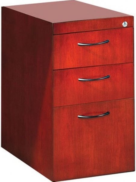 Mayline CBBFD-CHY Corsica Box-Box-File for Desk, Drawer interiors finished to match exterior veneer, Gang-lock features removable core, File drawers accommodate letter or legal size hanging file folders, Drawers operate smoothly using full-extension ball-bearing suspensions, Sierra Cherry Finish, UPC 760771652036 (CBBFD CBBFD-CHY CBBFD CHY CBBFDCHY)