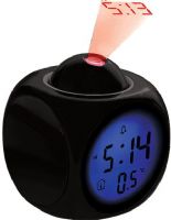 Coby CBC-54-BLK Uprise Alarm Clock With Led Projector, Black, Display of perpetual calendar, On-the-hour chime, Adjustable Swivel Projector, LCD Time and Temperature Display, Set up to 3 alarms, Alarm and 10 minute snooze, Dimensions 8" x 3" x 4", Weight 0.5 lbs, UPC 812180029135 (CBC 54 BLK CBC 54BLK CBC54 BLK CBC-54BLK CBC54-BLK CBC-54BK CBC54-BK CBC54BK) 