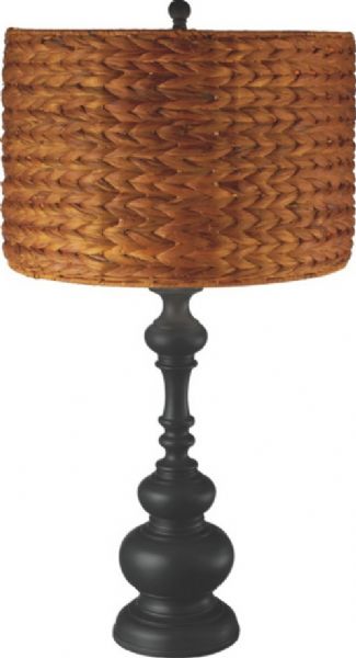 CBK Style 065136 Natural Woven Shade Table Lamp, 100W, UPC 738449065136 (065136 CBK065136 CBK-065136 CBK 065136)