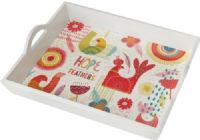 CBK Style 109696 Hope Is The Thing with Feathers Bird Serving Tray, Set of 2, UPC 738449325124 (109696 CBK109696 CBK-109696 CBK 109696) 